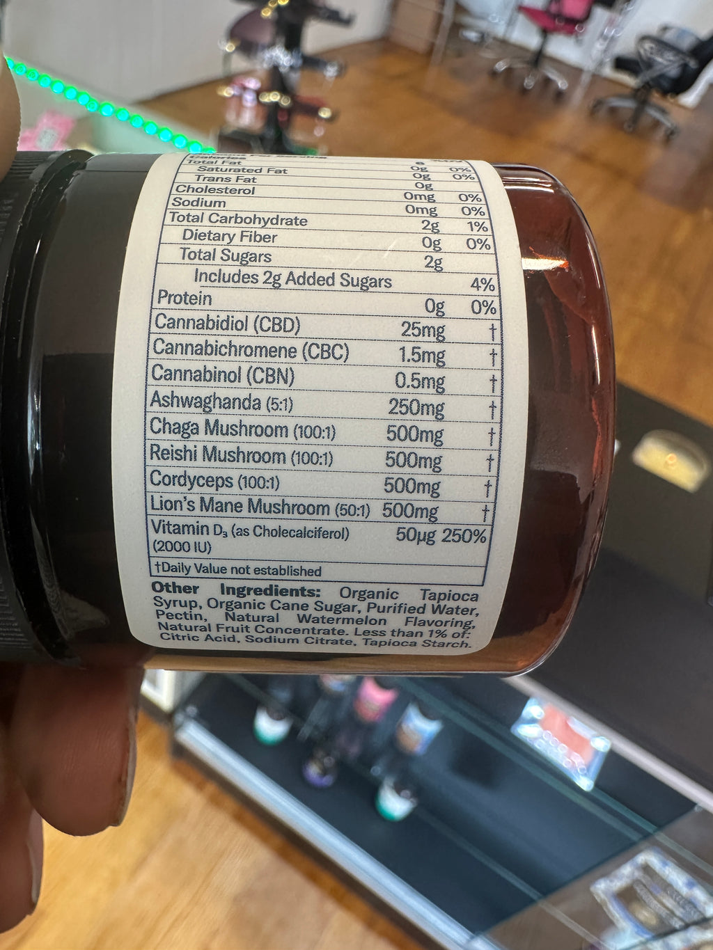 CBD Daily, Elderberry Raspberry Gummies