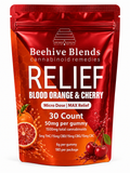 Beehive Blends Relief Mirco dos max relief gummies Blood Orange