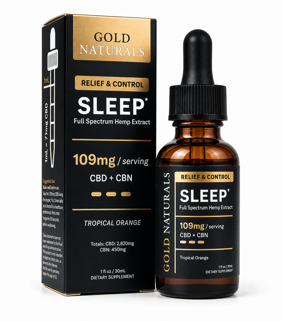 Gold naturals Heavy sleep tincture (Strong)