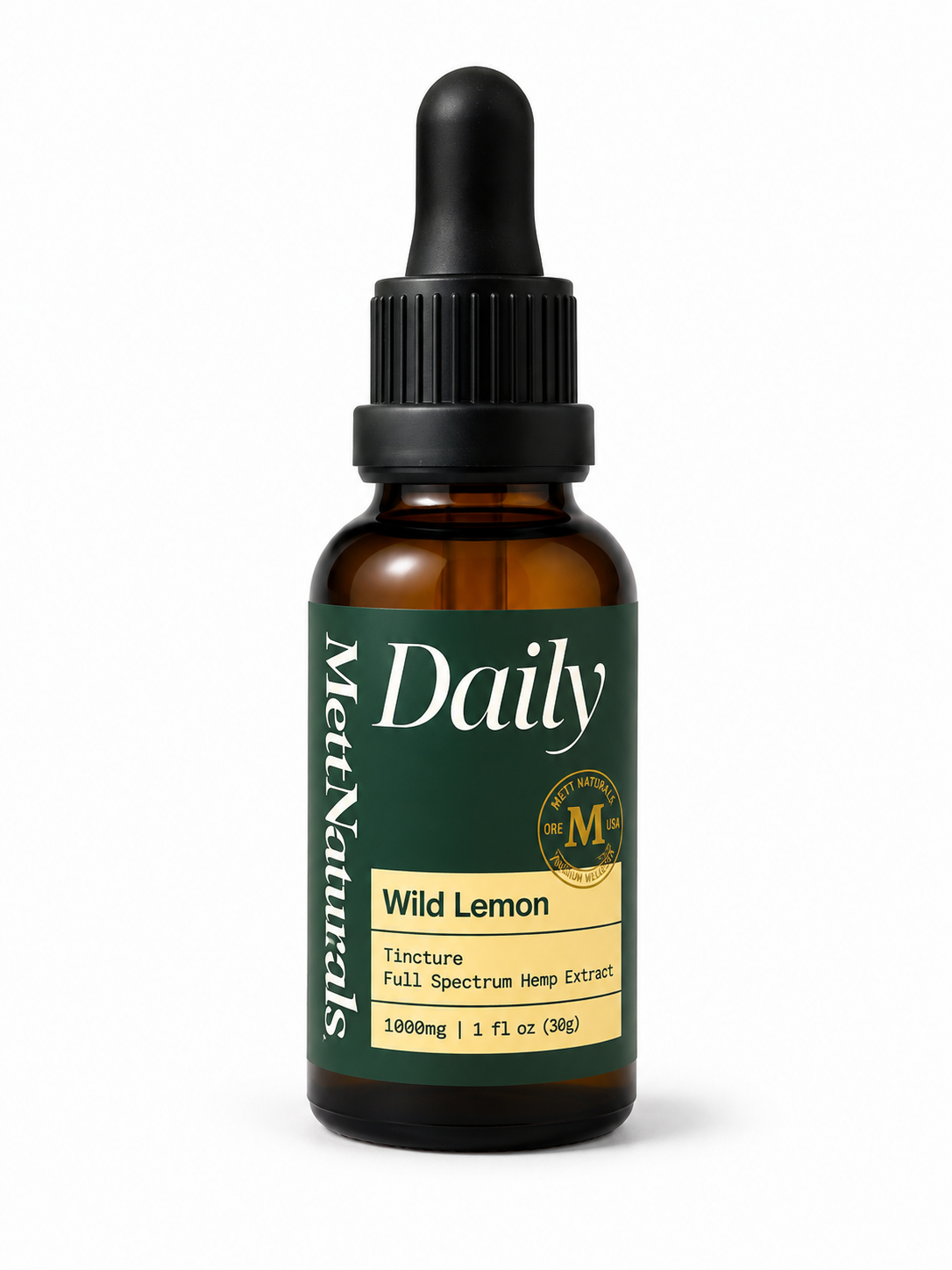 Mett Naturals Daily full Spectrum Wild lemon tincture 1000mg