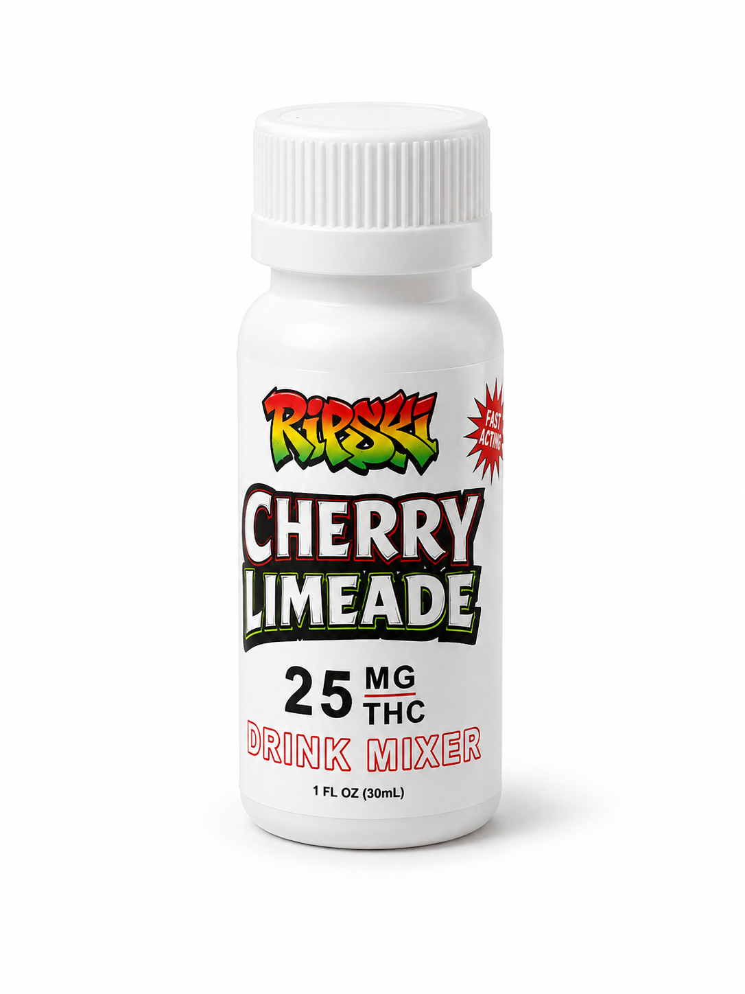 Ripski  25mg THC shot Cherry Limeade drink mixer