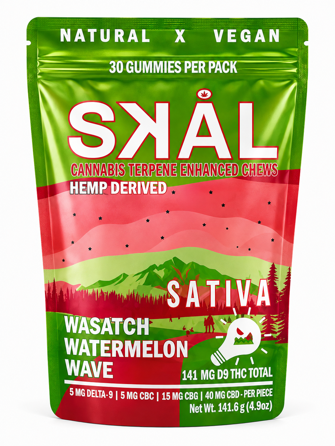 SKAL Wasatch Watermelon Wave sativa 30 CT