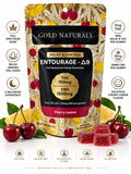 Gold naturals entourage Gummies Cherry 30 count