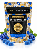 Gold Naturals Entourage Gummies 30 Count Blue Raspberry D9