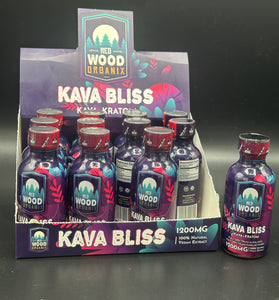 Red Wood Organix Kava Bliss Shot 1200mg Kava and Kratom Shot