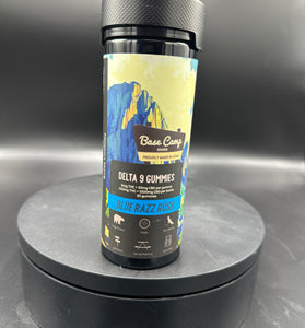 Base camp 5mg 30 count gummies (Blue razz rush)