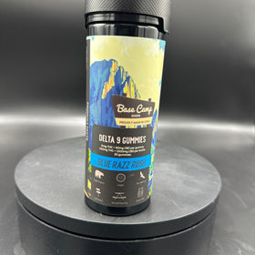 Base camp 5mg 30 count gummies (Blue razz rush)