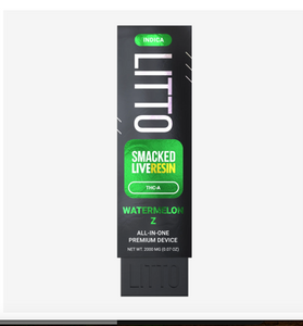 (NOTFOR UTAH)Smacked 2 gram live resin premium all in one device (Watermelon Z INDICA)