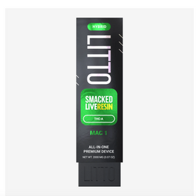 (NOT FOR UTAH)SMACKED Litto Live Resin THCA Mac 1 2 gram disposable All in one Premium device (HYBRID)