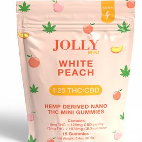 Jolly mini gummies white peace 1:25 THC:CBD