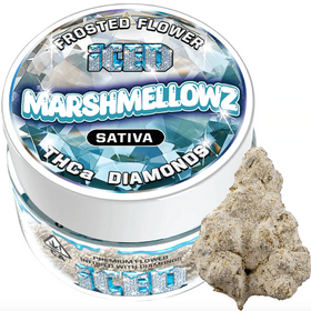 Frosted Premium Top Shelf THCA Flower infused With Diamonds (Marshmallowz) Sativa Hybrid (NOT FOR UTAH)