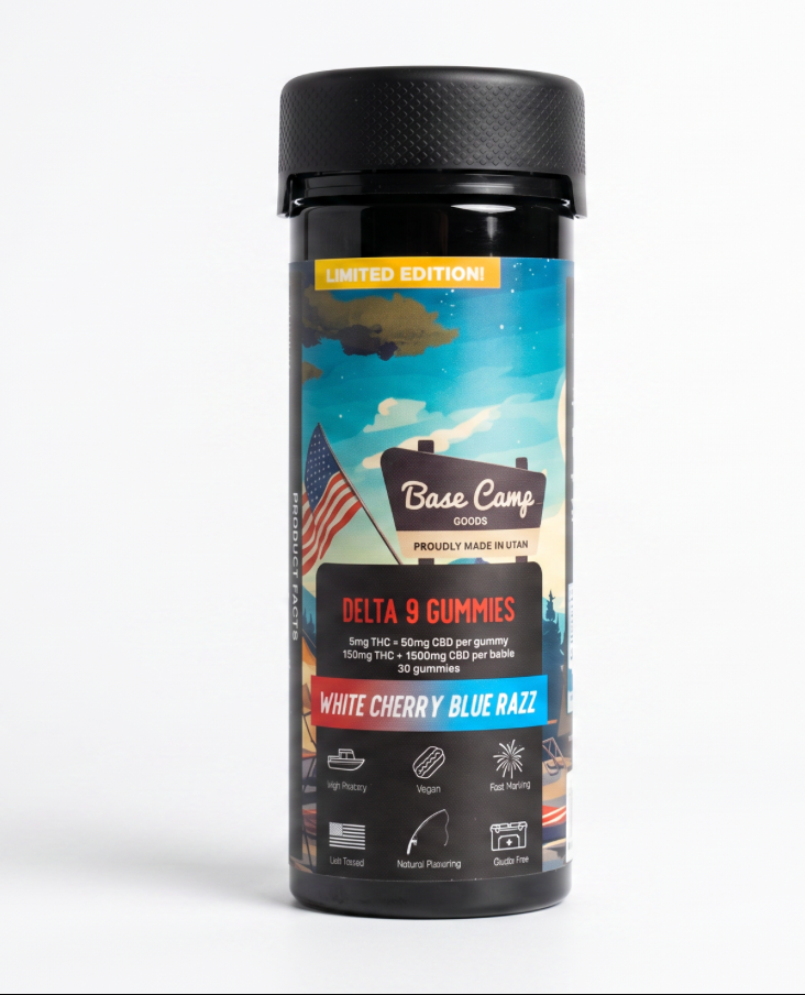Base camp Limited Edition White cherry Blue Razz