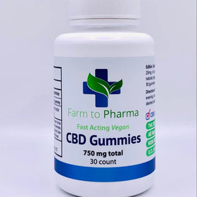 Farm to Pharma Fast Acting THC Free CBD Gummies
